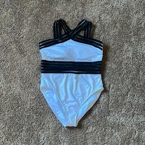 Kenneth Cole High Neck One-Piece Swimsuit (Women’s Size XL)